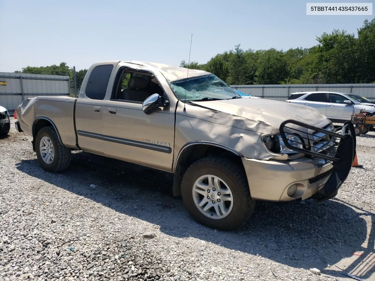 2003 Toyota Tundra Access Cab Sr5 VIN: 5TBBT44143S437665 Lot: 68250764