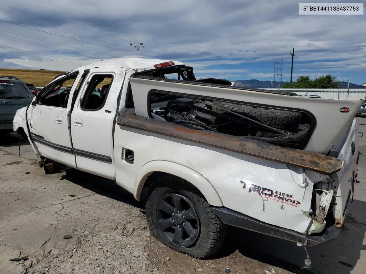 2003 Toyota Tundra Access Cab Sr5 VIN: 5TBBT44113S437753 Lot: 68336924