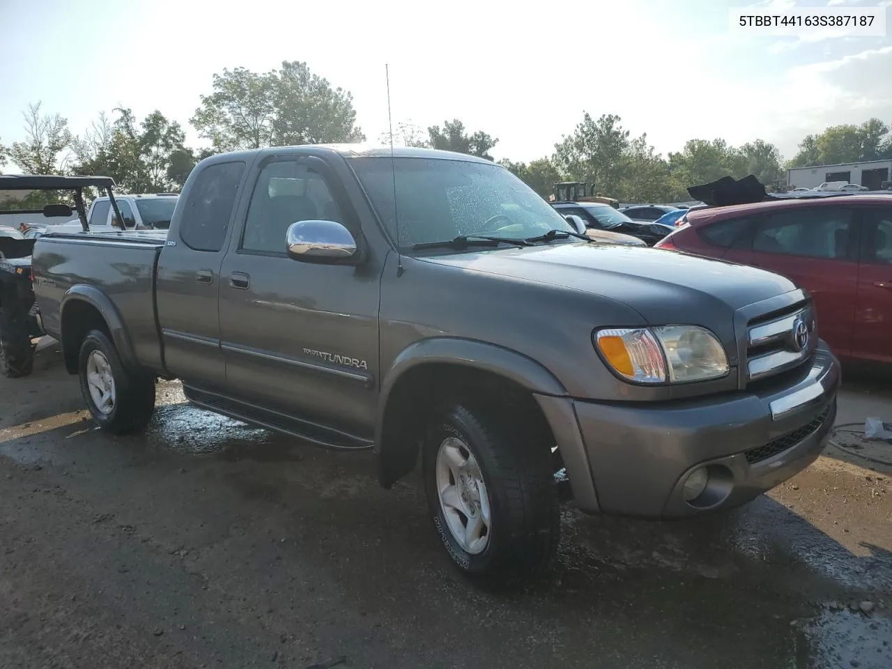 2003 Toyota Tundra Access Cab Sr5 VIN: 5TBBT44163S387187 Lot: 69334254