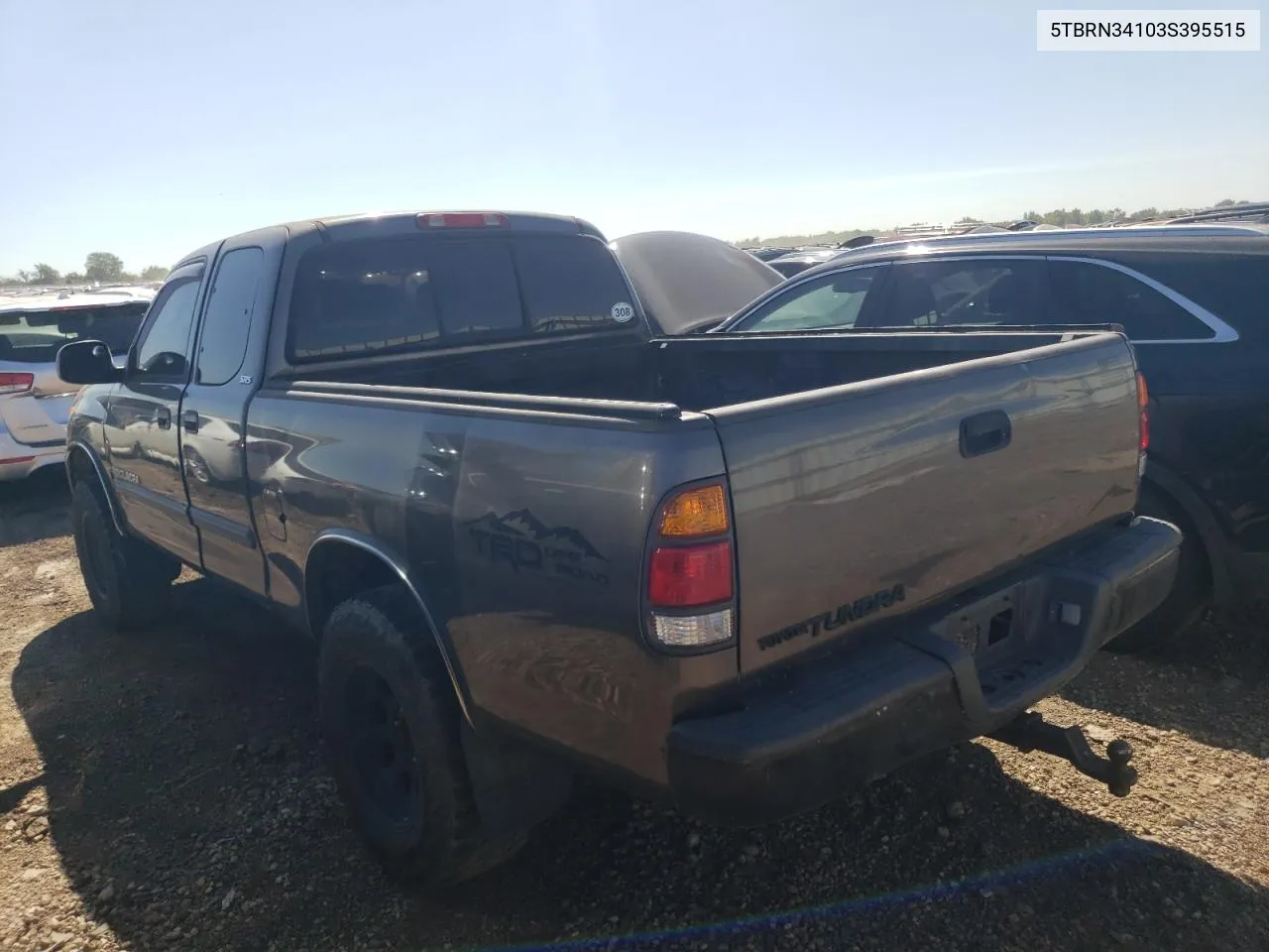 2003 Toyota Tundra Access Cab Sr5 VIN: 5TBRN34103S395515 Lot: 69897314