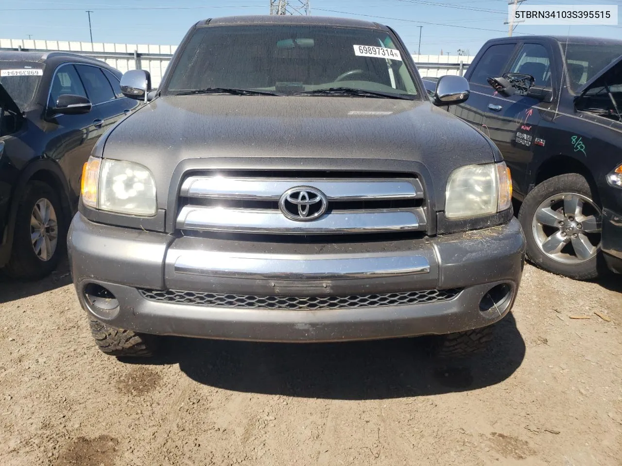 2003 Toyota Tundra Access Cab Sr5 VIN: 5TBRN34103S395515 Lot: 69897314