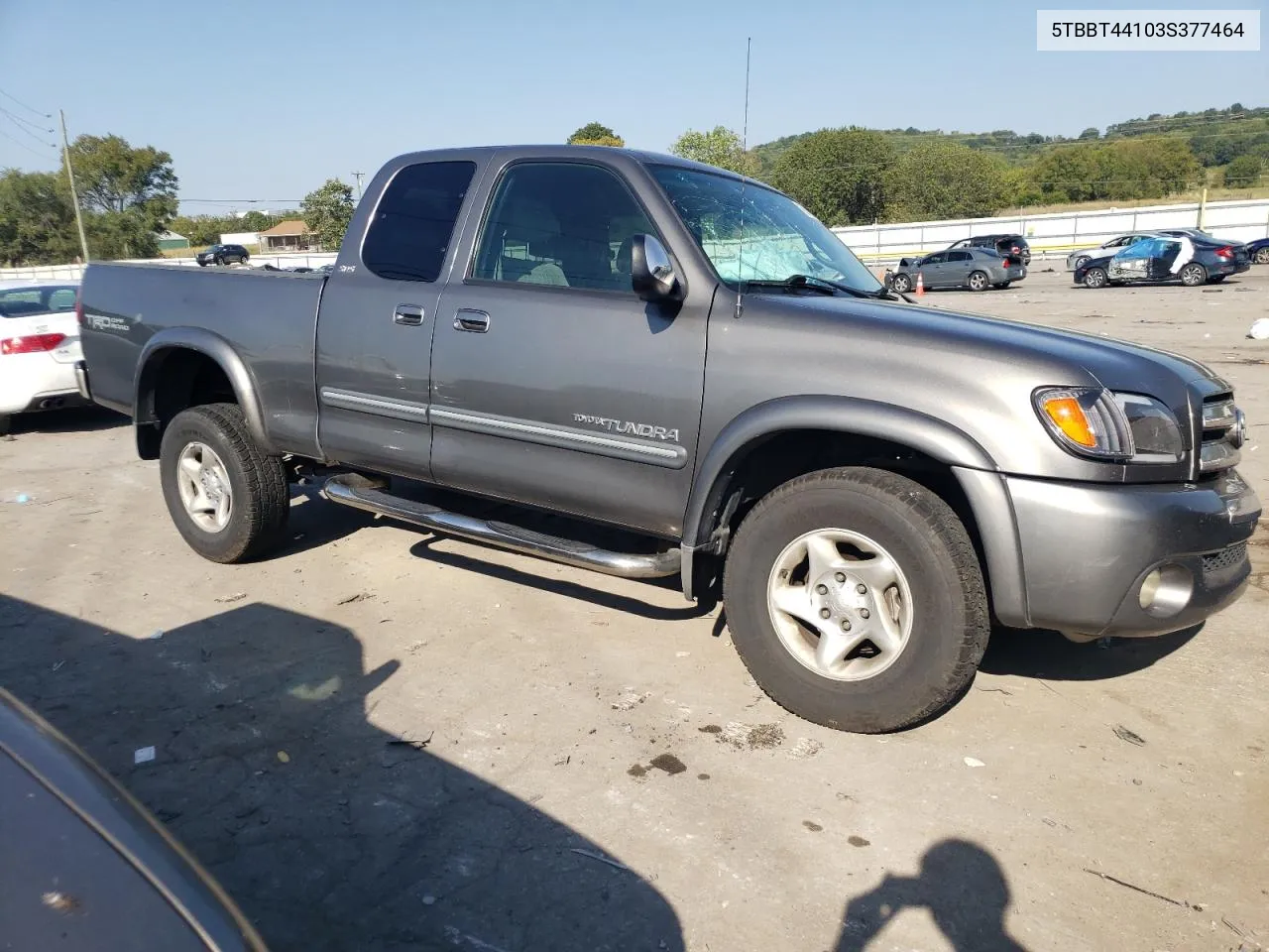 2003 Toyota Tundra Access Cab Sr5 VIN: 5TBBT44103S377464 Lot: 69936124