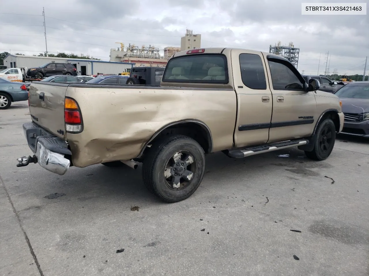 2003 Toyota Tundra Access Cab Sr5 VIN: 5TBRT341X3S421463 Lot: 69977284