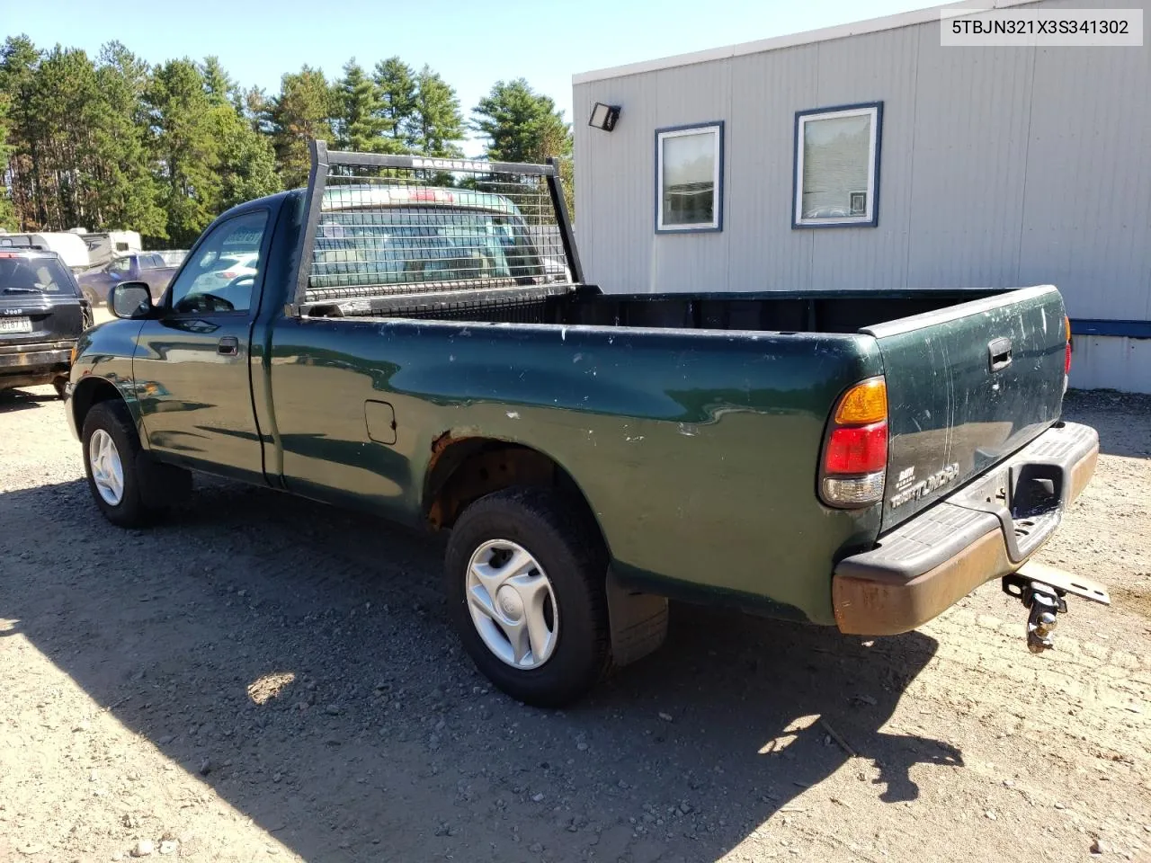 2003 Toyota Tundra VIN: 5TBJN321X3S341302 Lot: 70190064