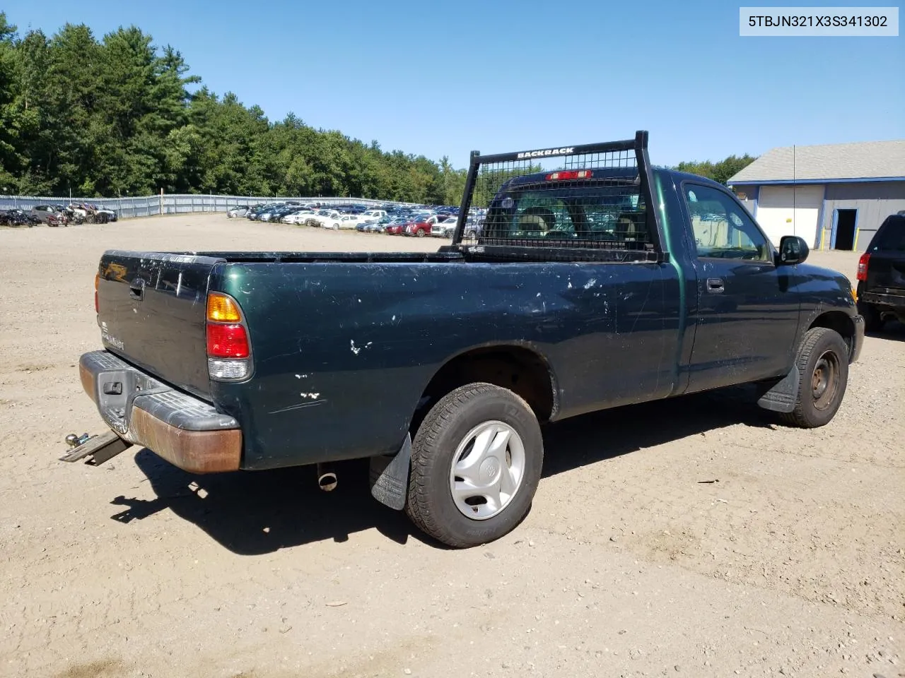 2003 Toyota Tundra VIN: 5TBJN321X3S341302 Lot: 70190064