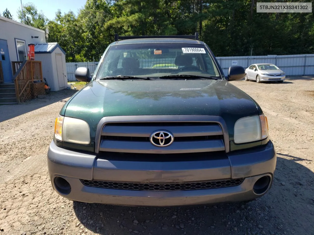 2003 Toyota Tundra VIN: 5TBJN321X3S341302 Lot: 70190064