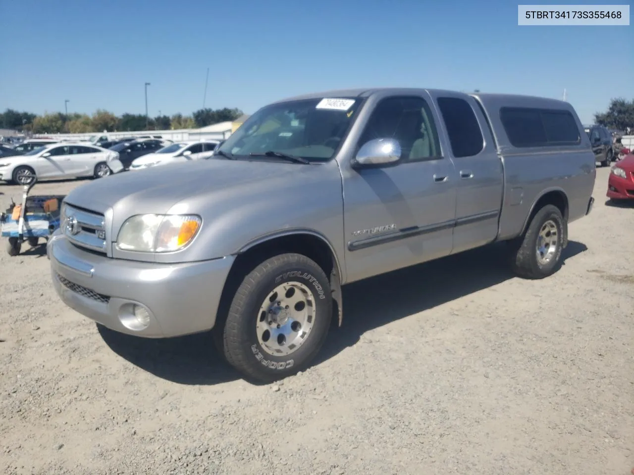 2003 Toyota Tundra Access Cab Sr5 VIN: 5TBRT34173S355468 Lot: 70480364