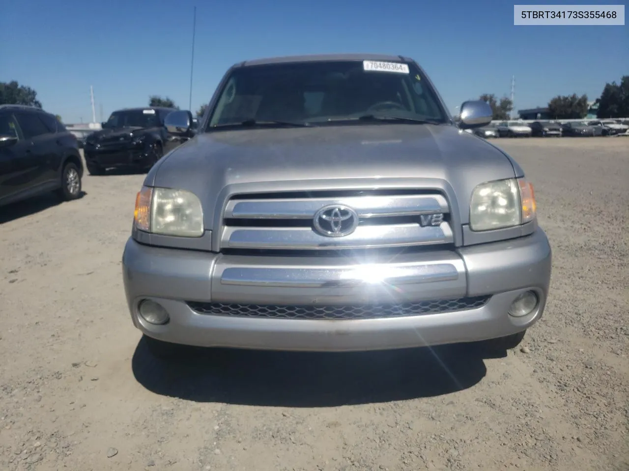 2003 Toyota Tundra Access Cab Sr5 VIN: 5TBRT34173S355468 Lot: 70480364