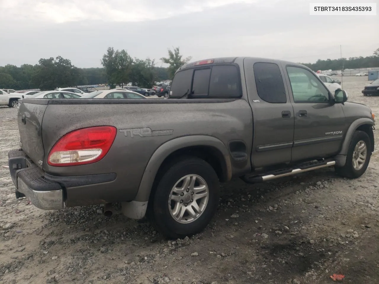 2003 Toyota Tundra Access Cab Sr5 VIN: 5TBRT34183S435393 Lot: 71153524