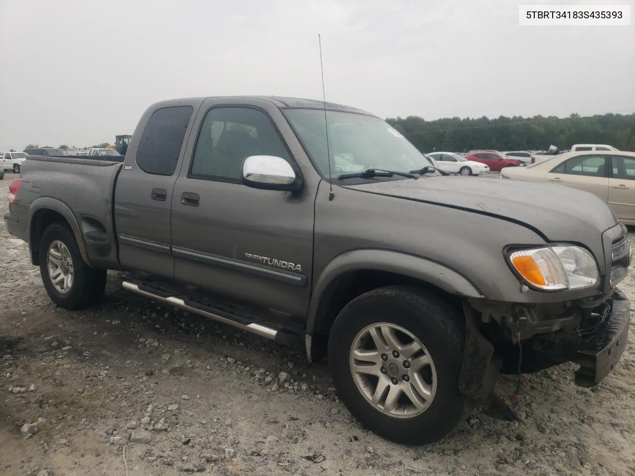 2003 Toyota Tundra Access Cab Sr5 VIN: 5TBRT34183S435393 Lot: 71153524