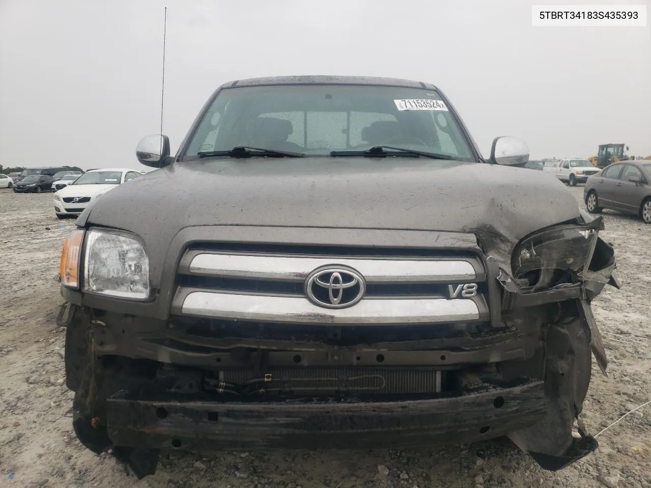 2003 Toyota Tundra Access Cab Sr5 VIN: 5TBRT34183S435393 Lot: 71153524