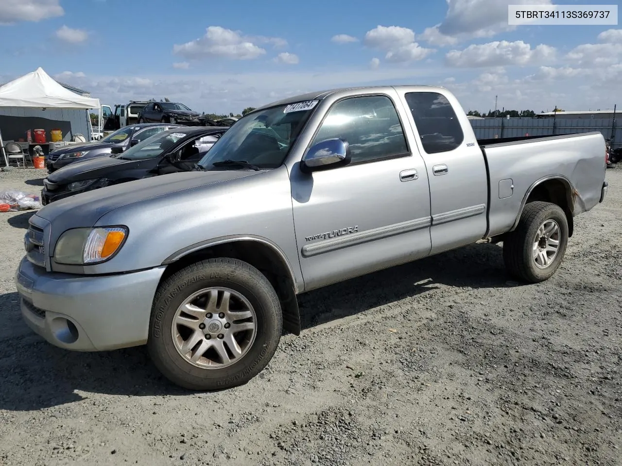 2003 Toyota Tundra Access Cab Sr5 VIN: 5TBRT34113S369737 Lot: 71417064