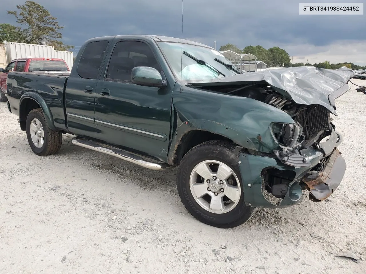 2003 Toyota Tundra Access Cab Sr5 VIN: 5TBRT34193S424452 Lot: 71922544