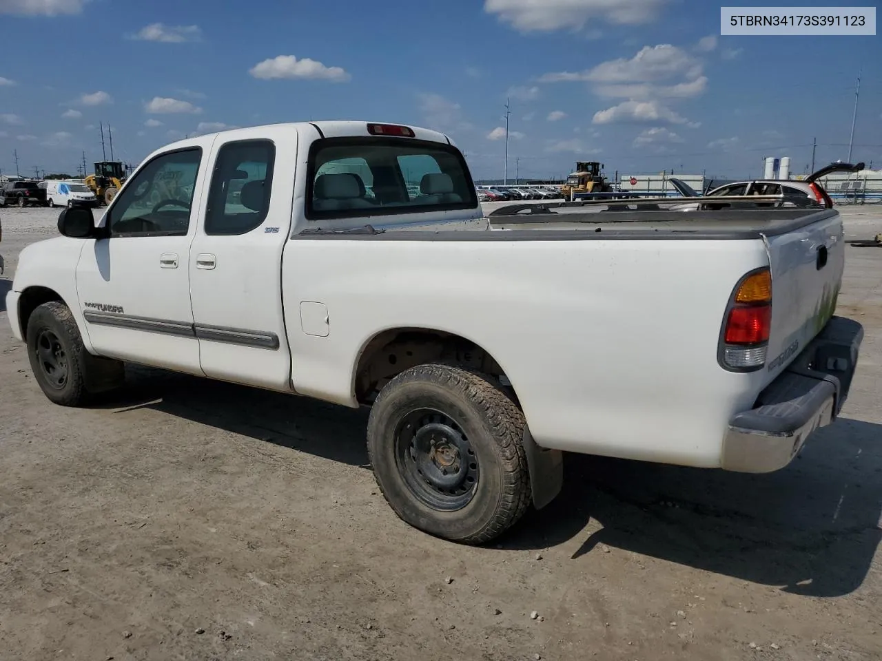 2003 Toyota Tundra Access Cab Sr5 VIN: 5TBRN34173S391123 Lot: 72356194