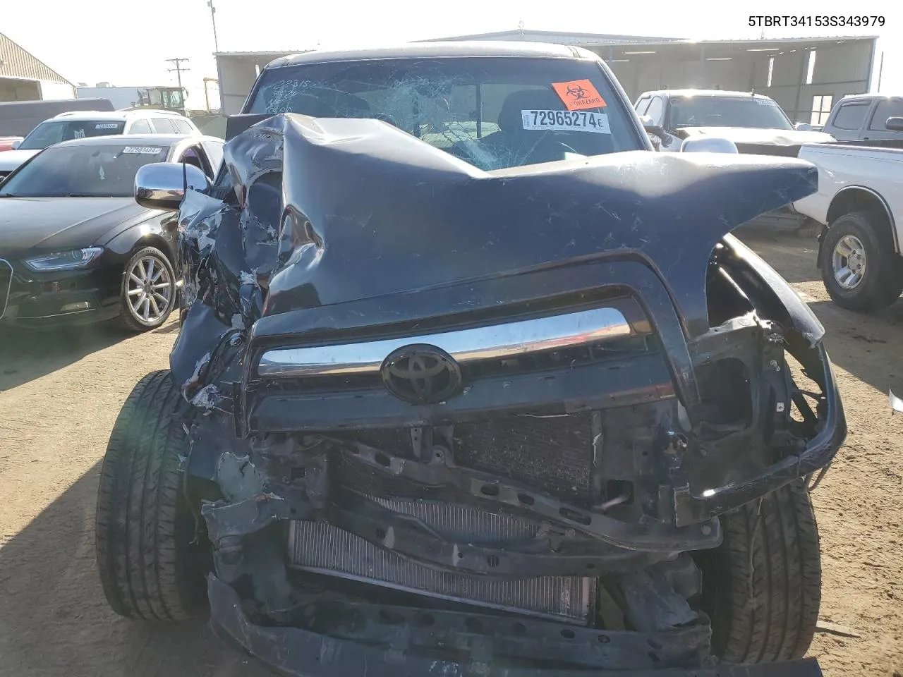 2003 Toyota Tundra Access Cab Sr5 VIN: 5TBRT34153S343979 Lot: 72965274