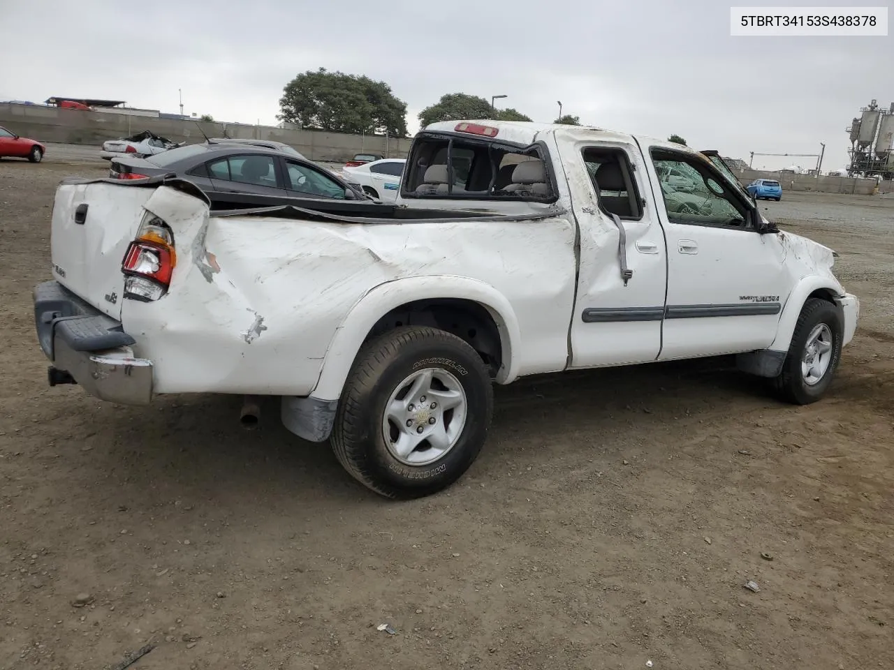 2003 Toyota Tundra Access Cab Sr5 VIN: 5TBRT34153S438378 Lot: 73186994