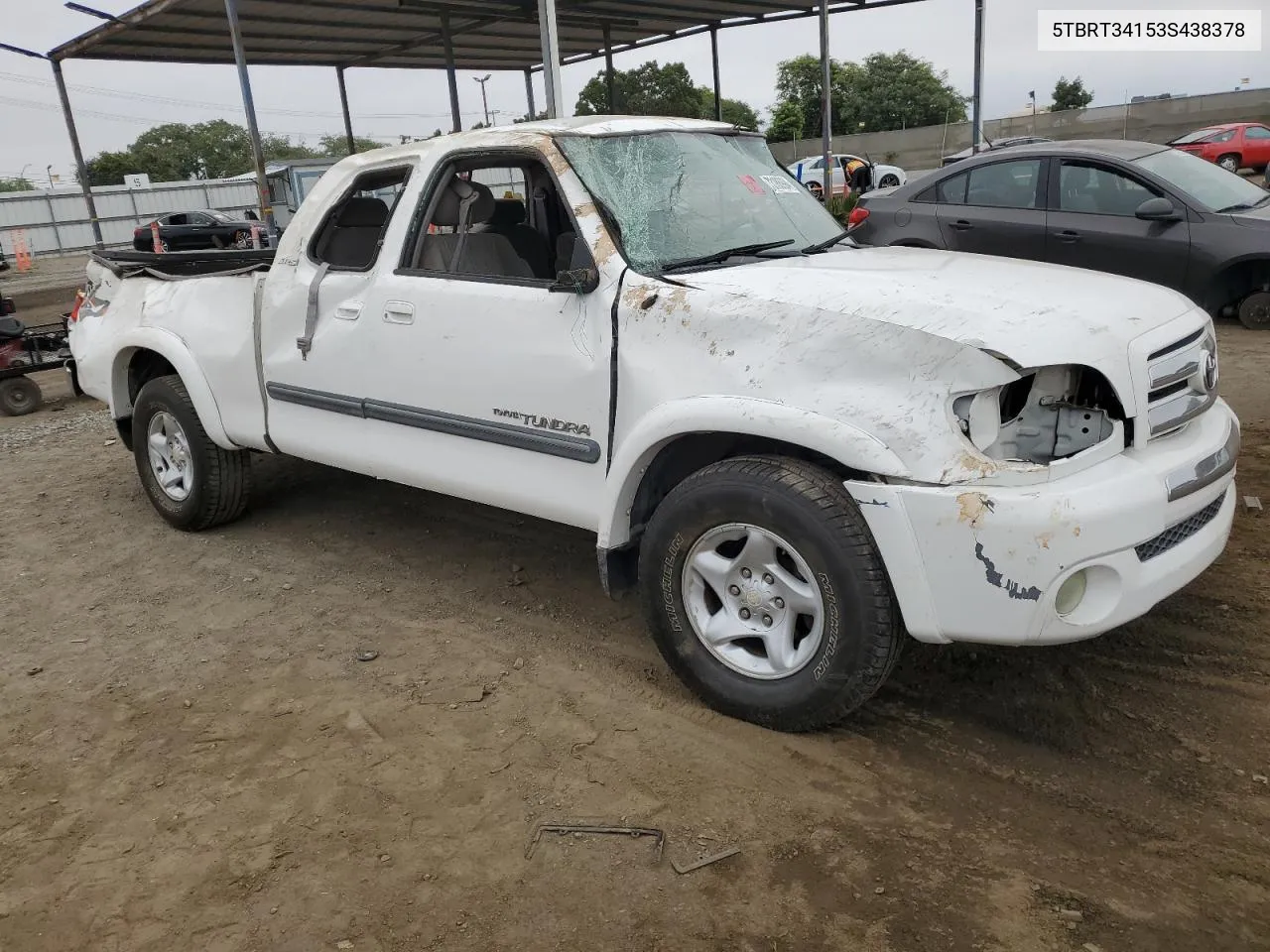 2003 Toyota Tundra Access Cab Sr5 VIN: 5TBRT34153S438378 Lot: 73186994