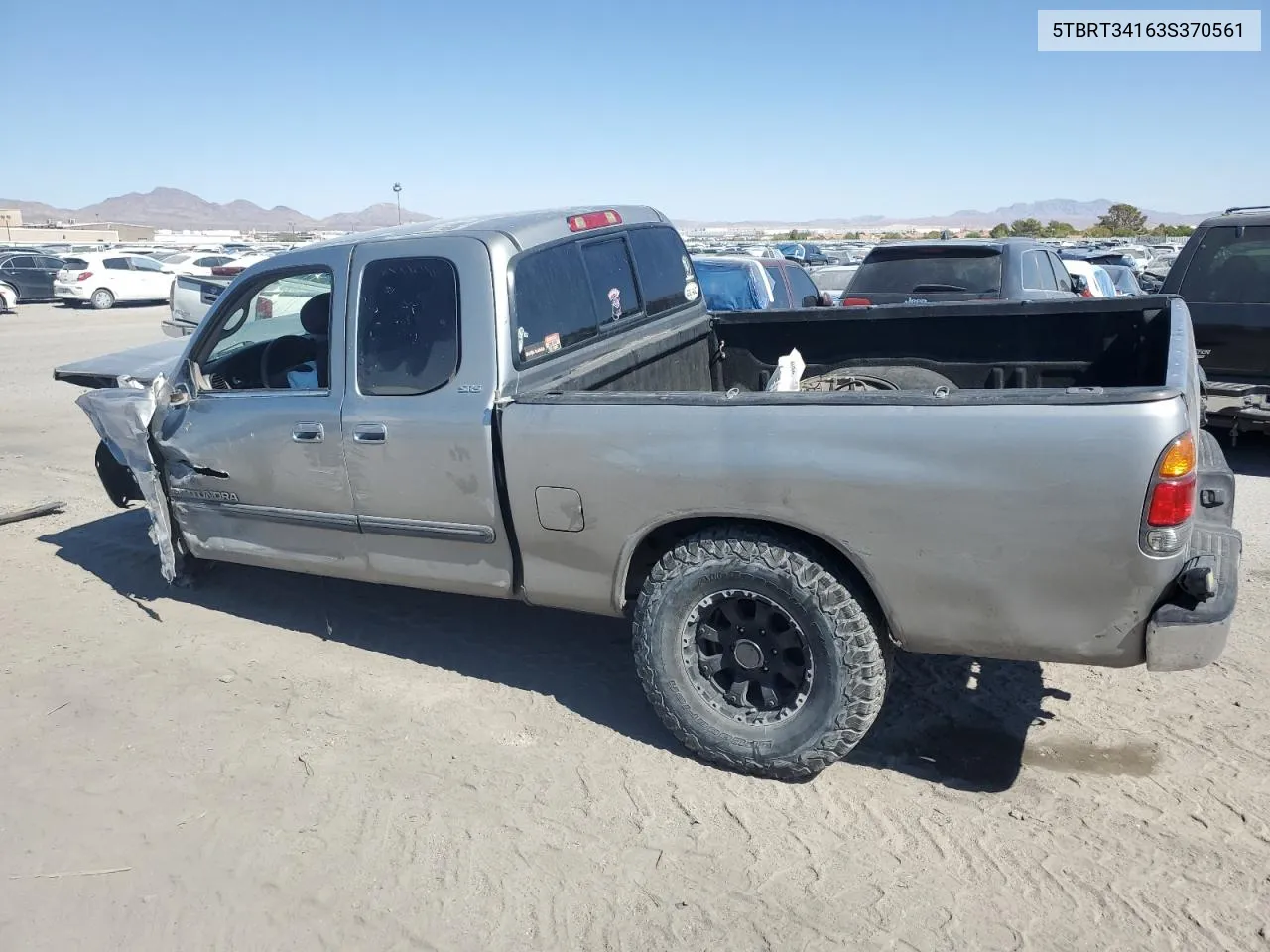 2003 Toyota Tundra Access Cab Sr5 VIN: 5TBRT34163S370561 Lot: 74124274