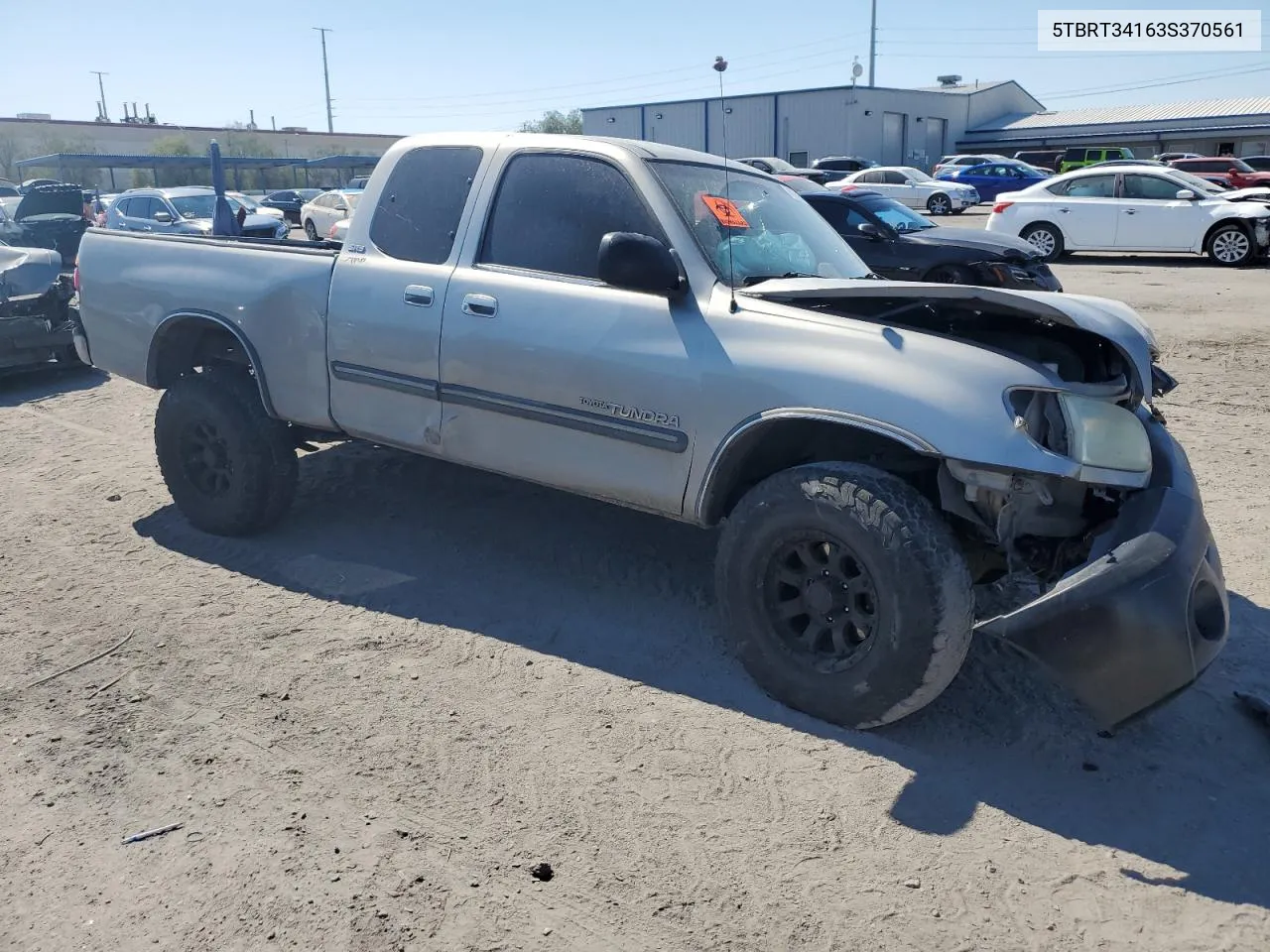 2003 Toyota Tundra Access Cab Sr5 VIN: 5TBRT34163S370561 Lot: 74124274