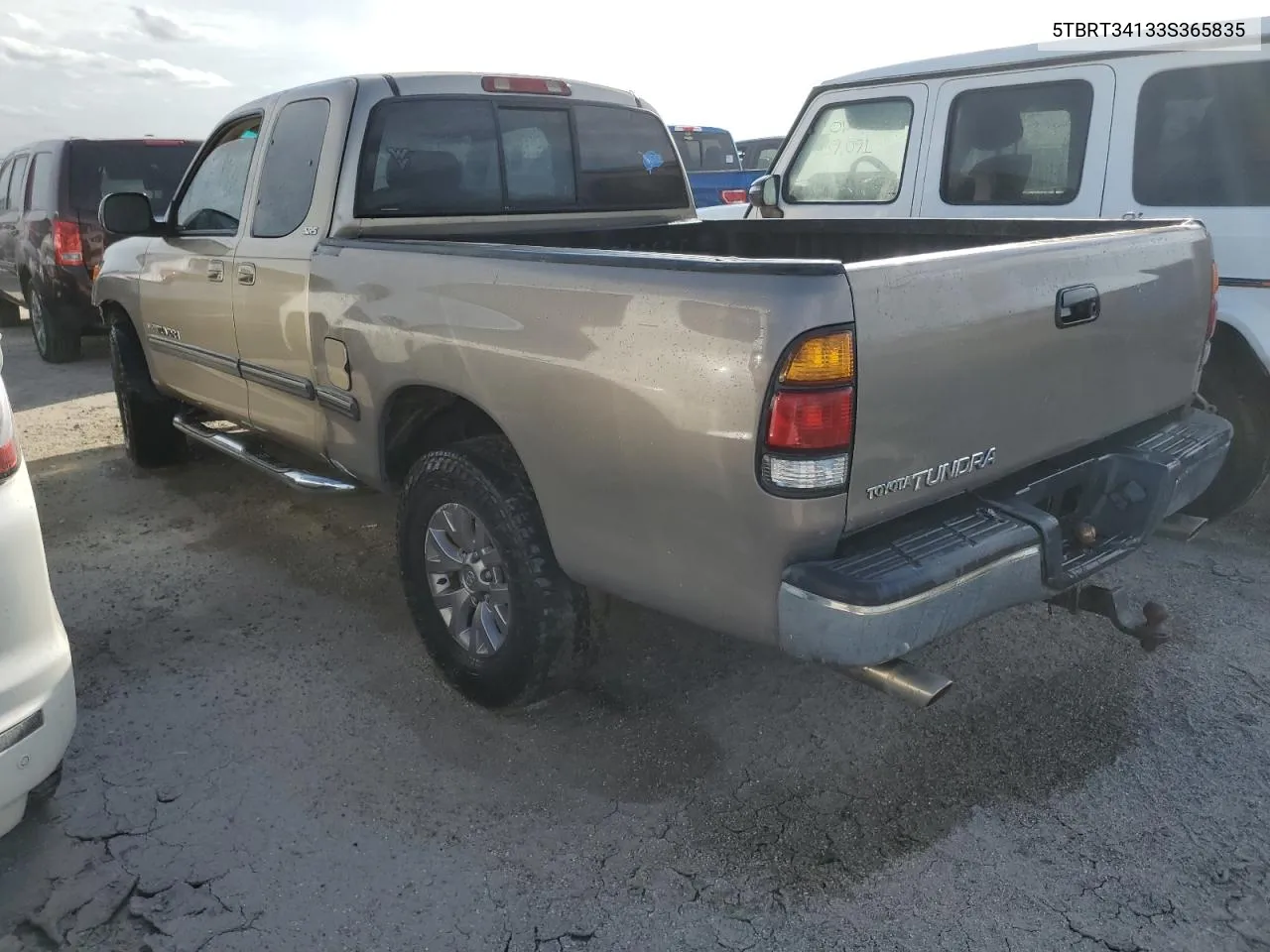 2003 Toyota Tundra Access Cab Sr5 VIN: 5TBRT34133S365835 Lot: 74201924