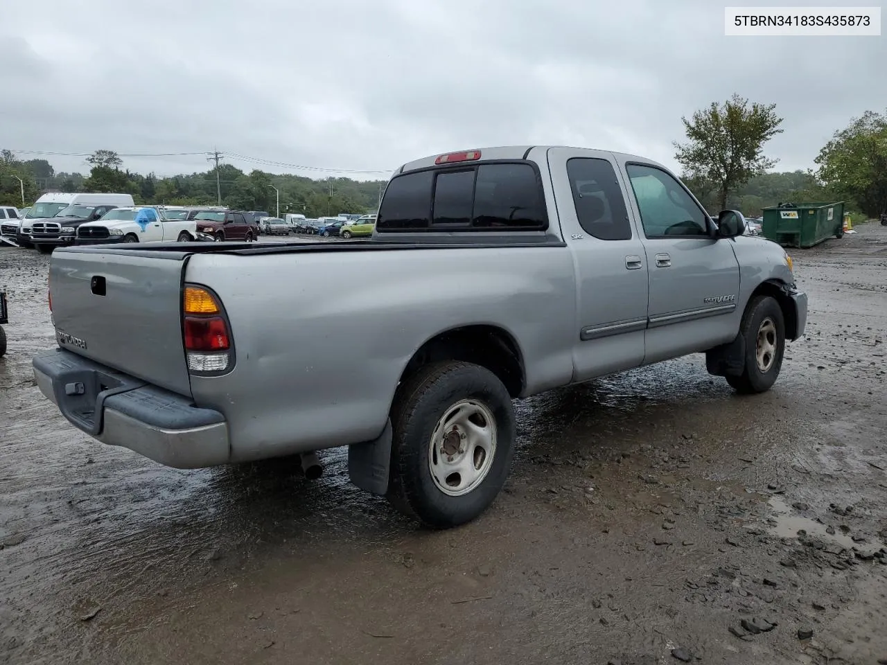 2003 Toyota Tundra Access Cab Sr5 VIN: 5TBRN34183S435873 Lot: 74436674