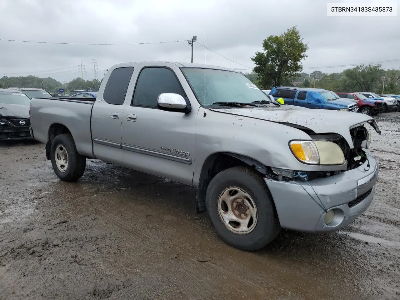 2003 Toyota Tundra Access Cab Sr5 VIN: 5TBRN34183S435873 Lot: 74436674