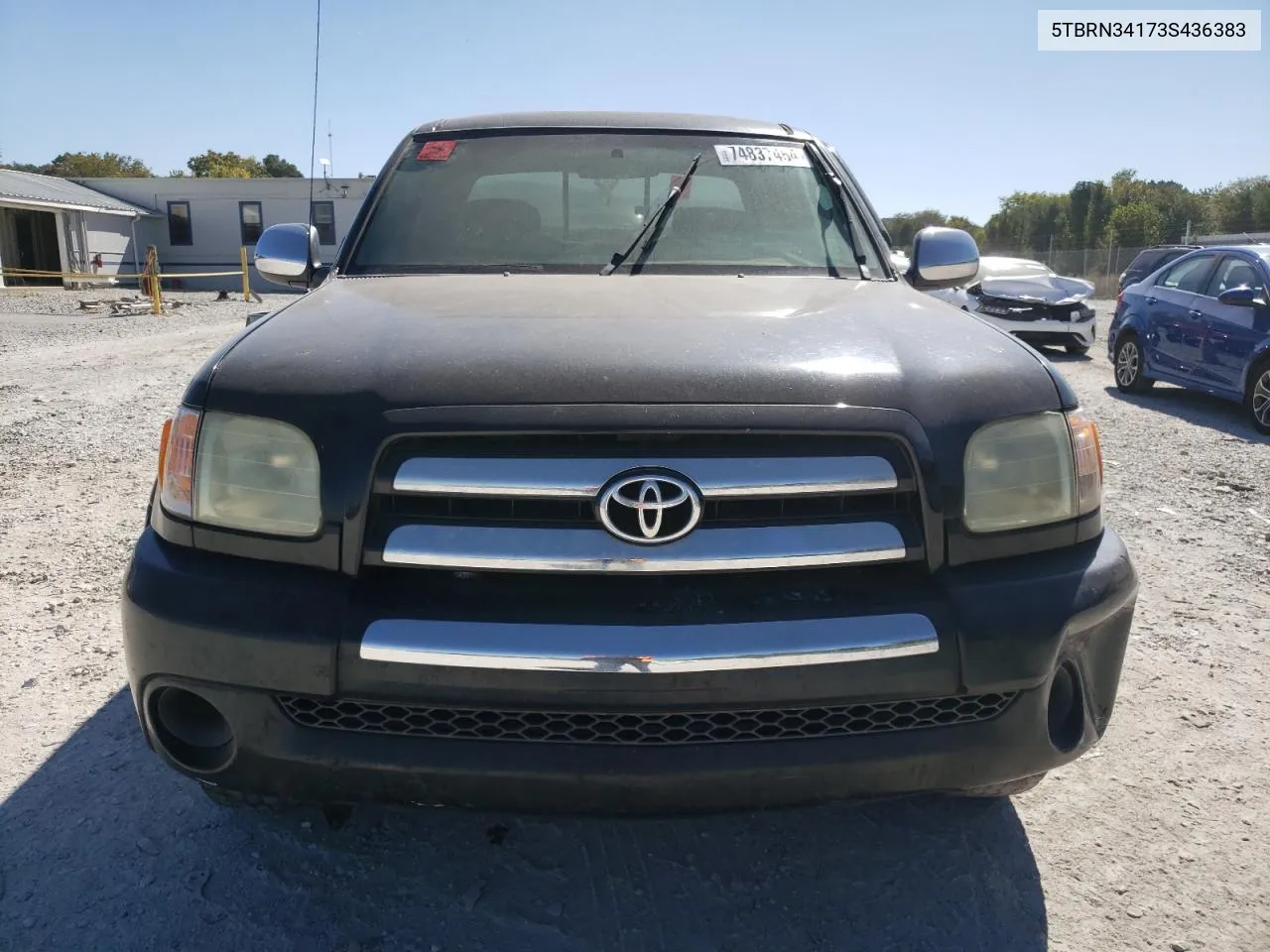 2003 Toyota Tundra Access Cab Sr5 VIN: 5TBRN34173S436383 Lot: 74837454