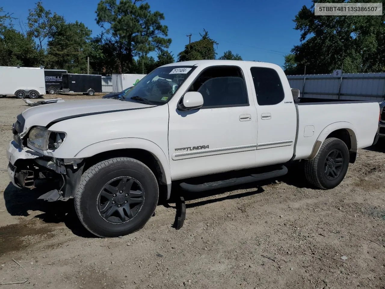 5TBBT48113S386507 2003 Toyota Tundra Access Cab Limited