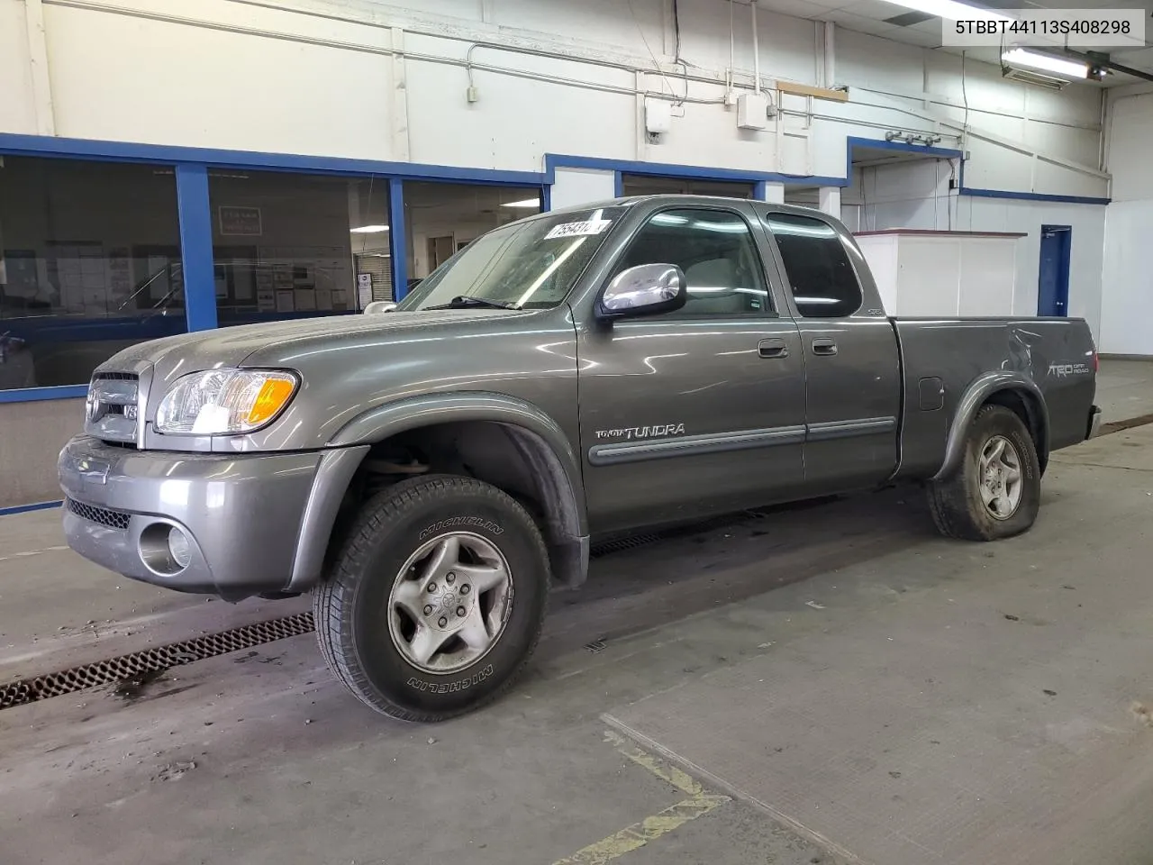 2003 Toyota Tundra Access Cab Sr5 VIN: 5TBBT44113S408298 Lot: 75543184