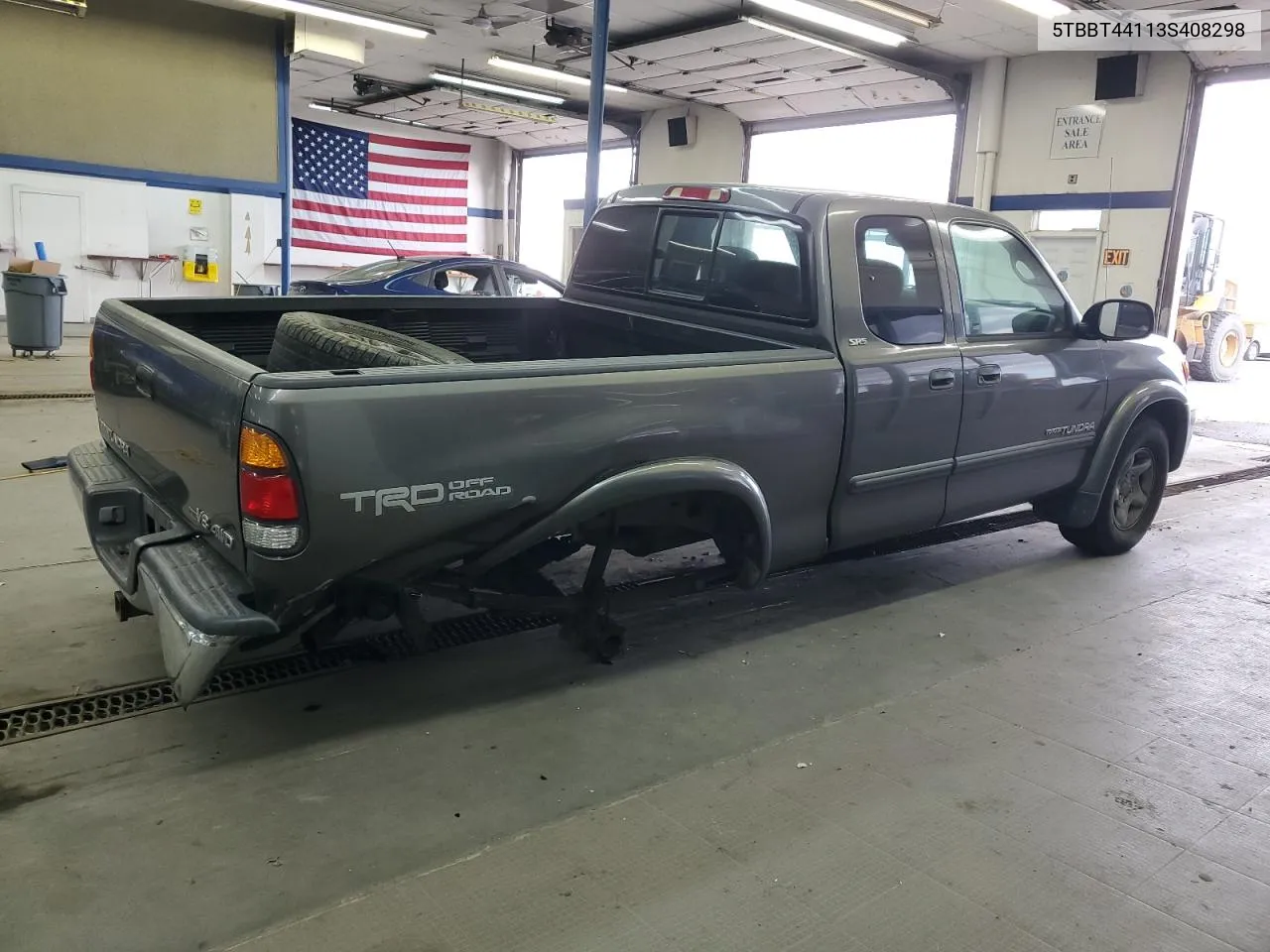 2003 Toyota Tundra Access Cab Sr5 VIN: 5TBBT44113S408298 Lot: 75543184