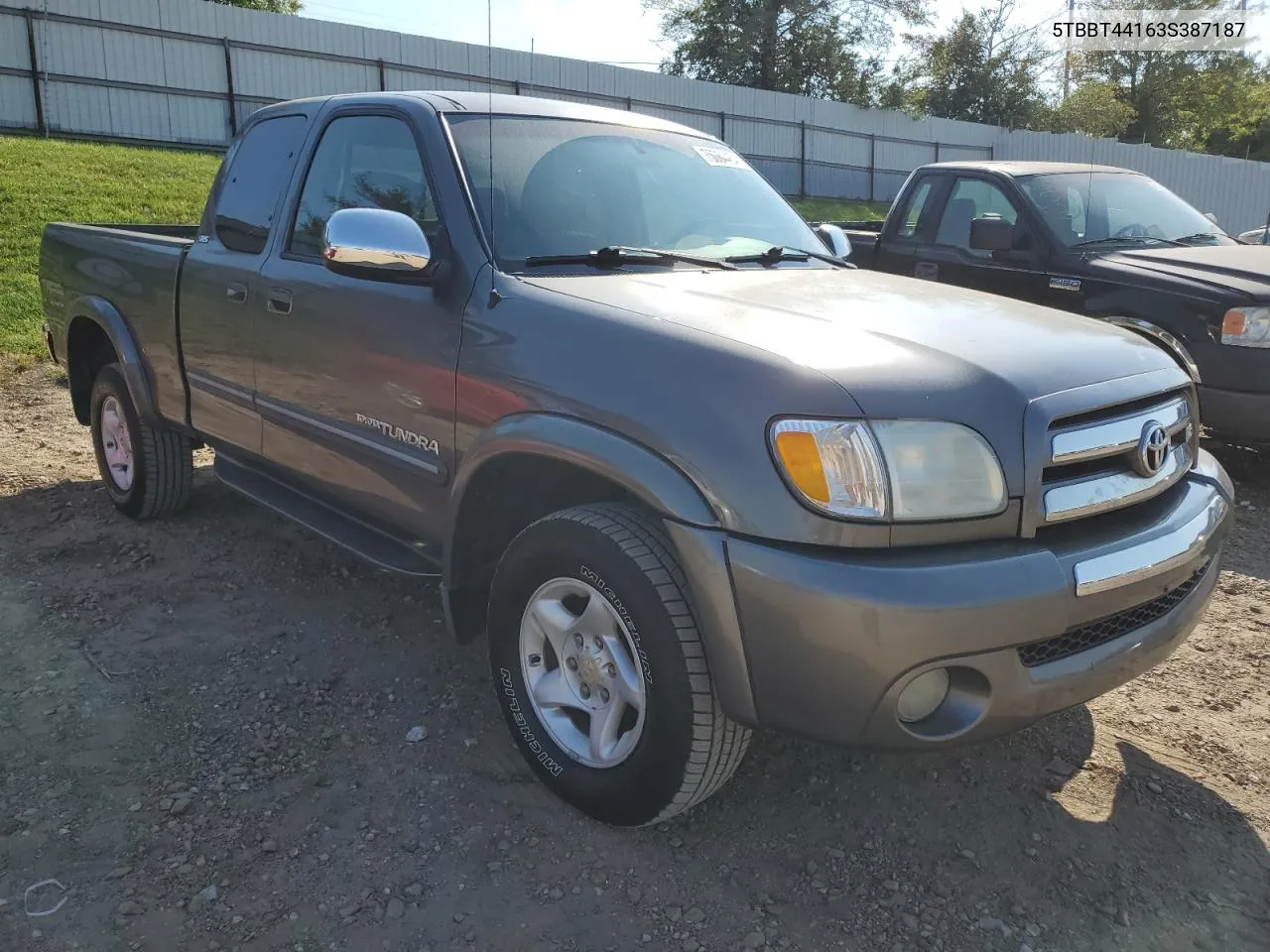 2003 Toyota Tundra Access Cab Sr5 VIN: 5TBBT44163S387187 Lot: 76084454