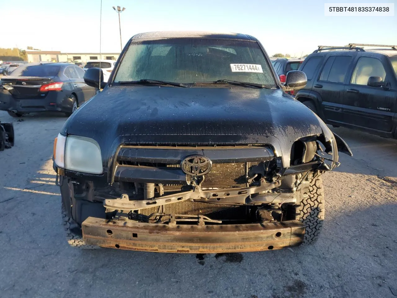 2003 Toyota Tundra Access Cab Limited VIN: 5TBBT48183S374838 Lot: 76271444