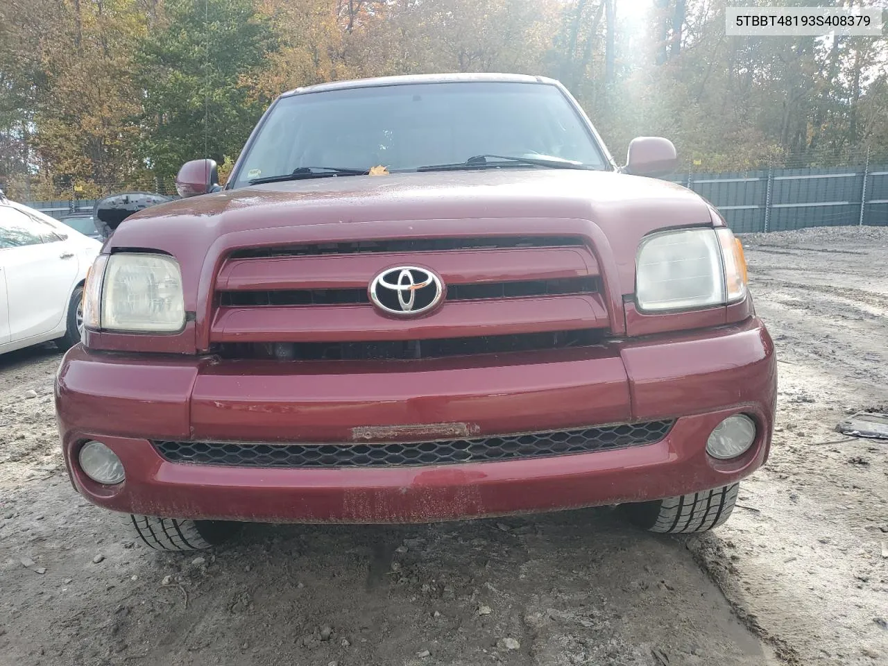 2003 Toyota Tundra Access Cab Limited VIN: 5TBBT48193S408379 Lot: 76301294