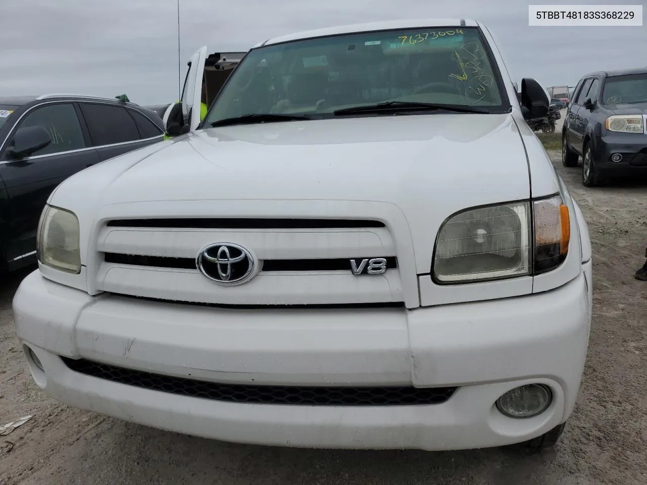 2003 Toyota Tundra Access Cab Limited VIN: 5TBBT48183S368229 Lot: 76373004