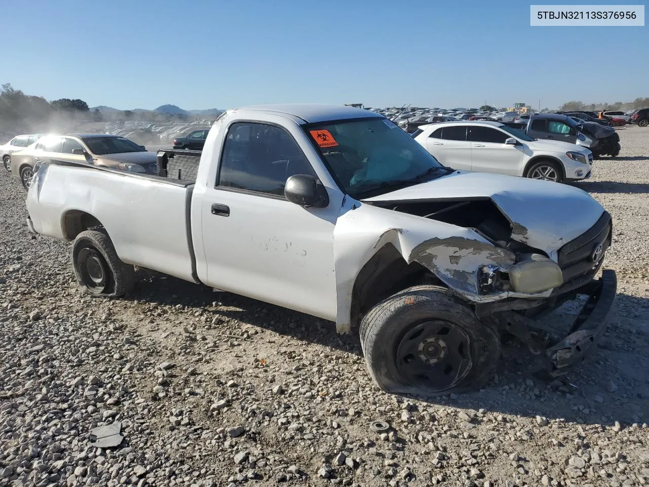 2003 Toyota Tundra VIN: 5TBJN32113S376956 Lot: 76538304