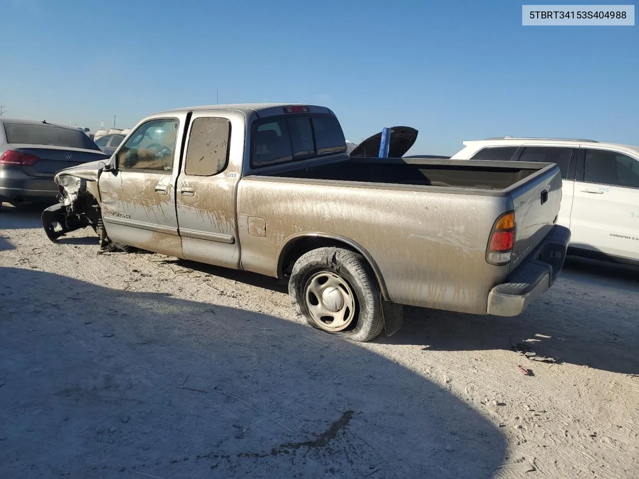 2003 Toyota Tundra Access Cab Sr5 VIN: 5TBRT34153S404988 Lot: 76810654