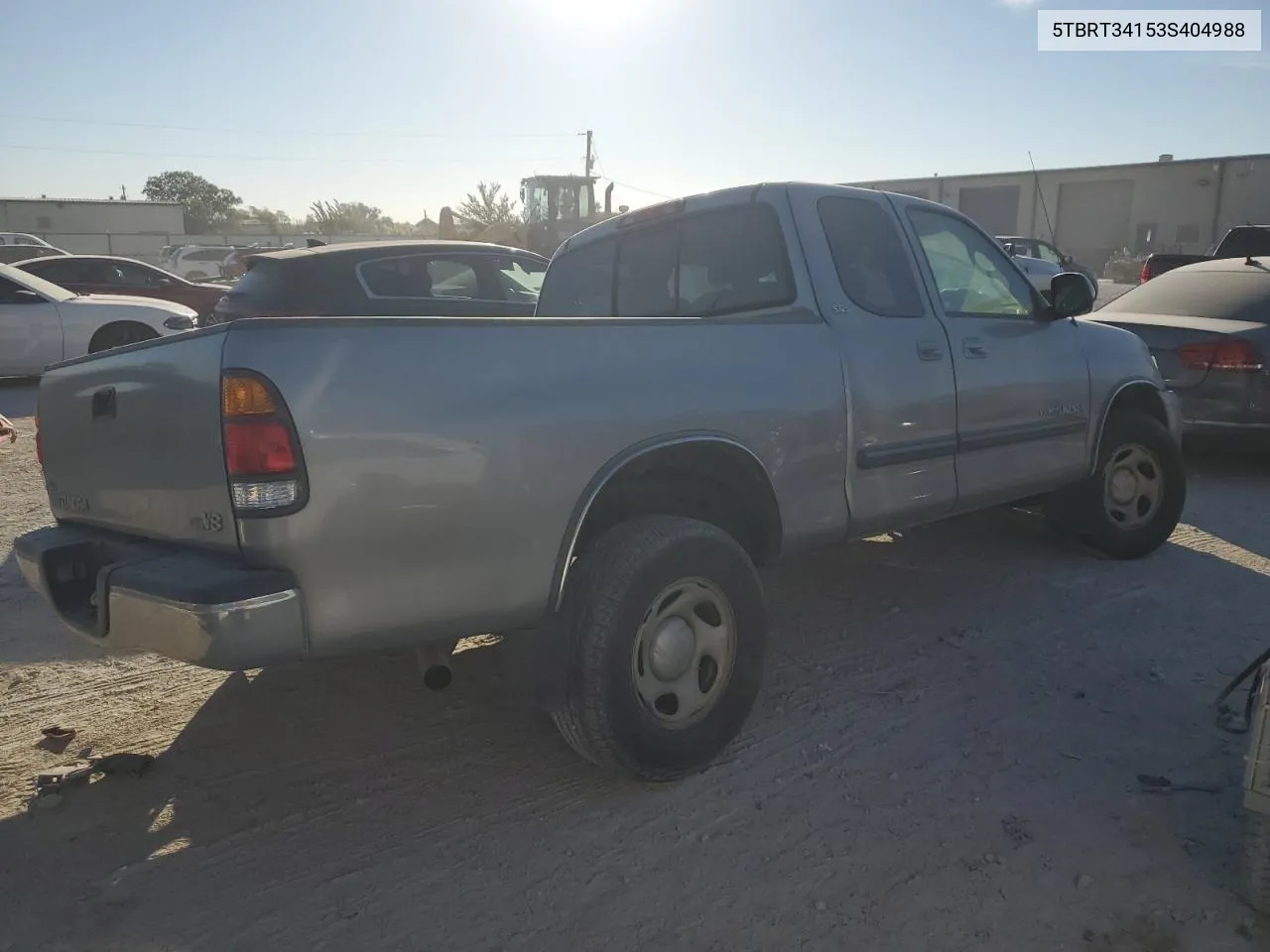 2003 Toyota Tundra Access Cab Sr5 VIN: 5TBRT34153S404988 Lot: 76810654