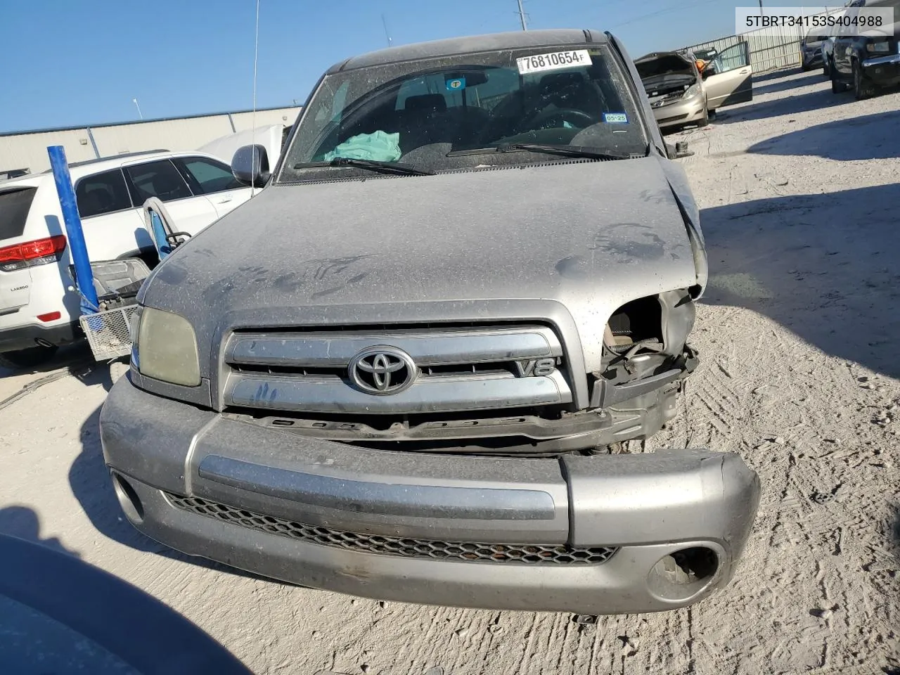 2003 Toyota Tundra Access Cab Sr5 VIN: 5TBRT34153S404988 Lot: 76810654