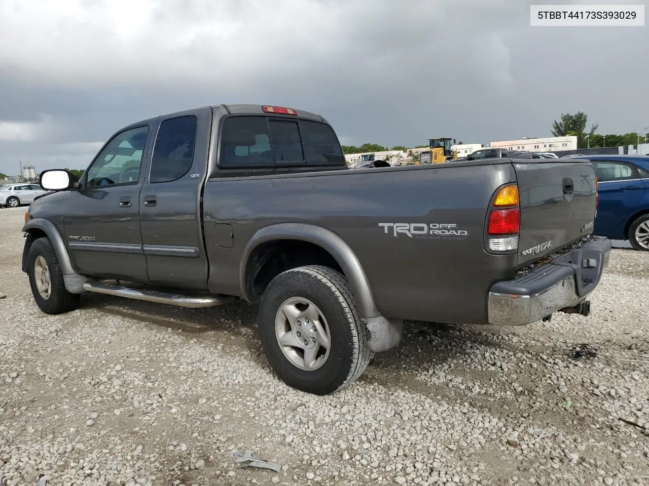 2003 Toyota Tundra Access Cab Sr5 VIN: 5TBBT44173S393029 Lot: 77100934