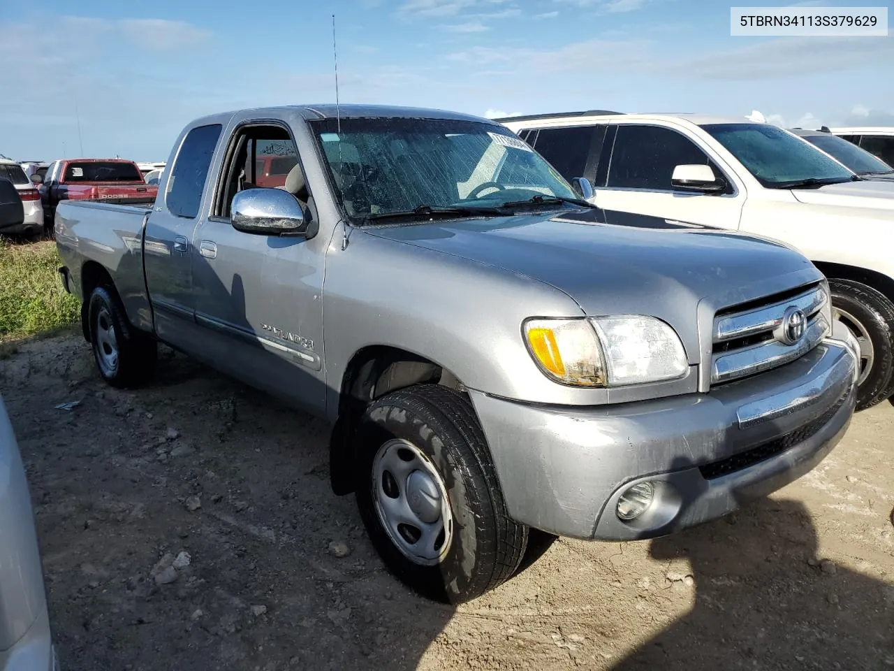 2003 Toyota Tundra Access Cab Sr5 VIN: 5TBRN34113S379629 Lot: 77136604