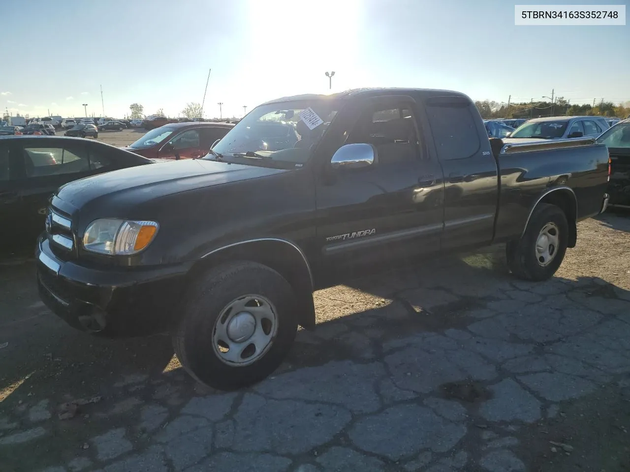 2003 Toyota Tundra Access Cab Sr5 VIN: 5TBRN34163S352748 Lot: 77251414