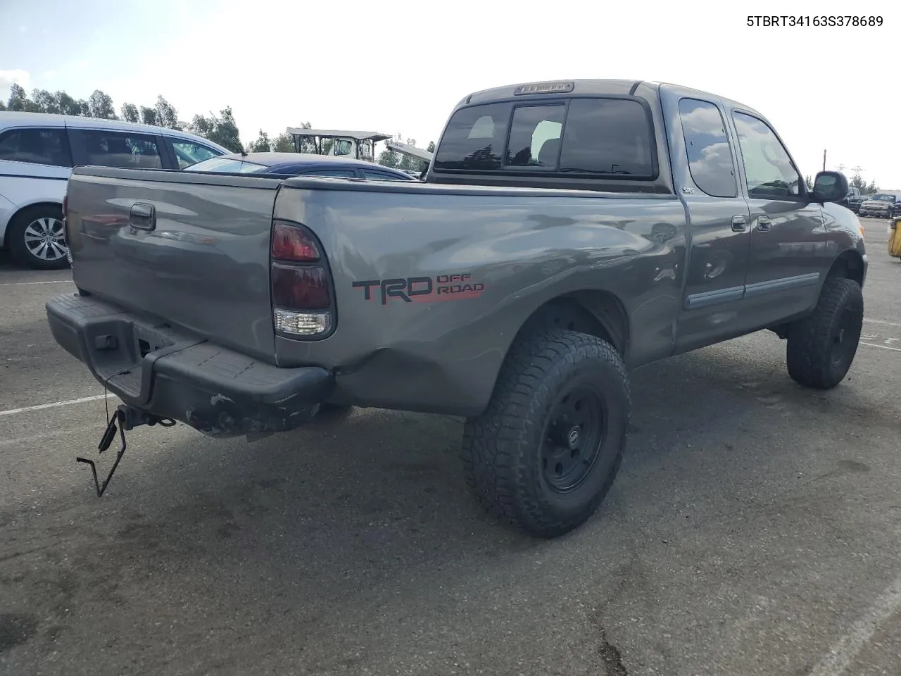 2003 Toyota Tundra Access Cab Sr5 VIN: 5TBRT34163S378689 Lot: 77438294