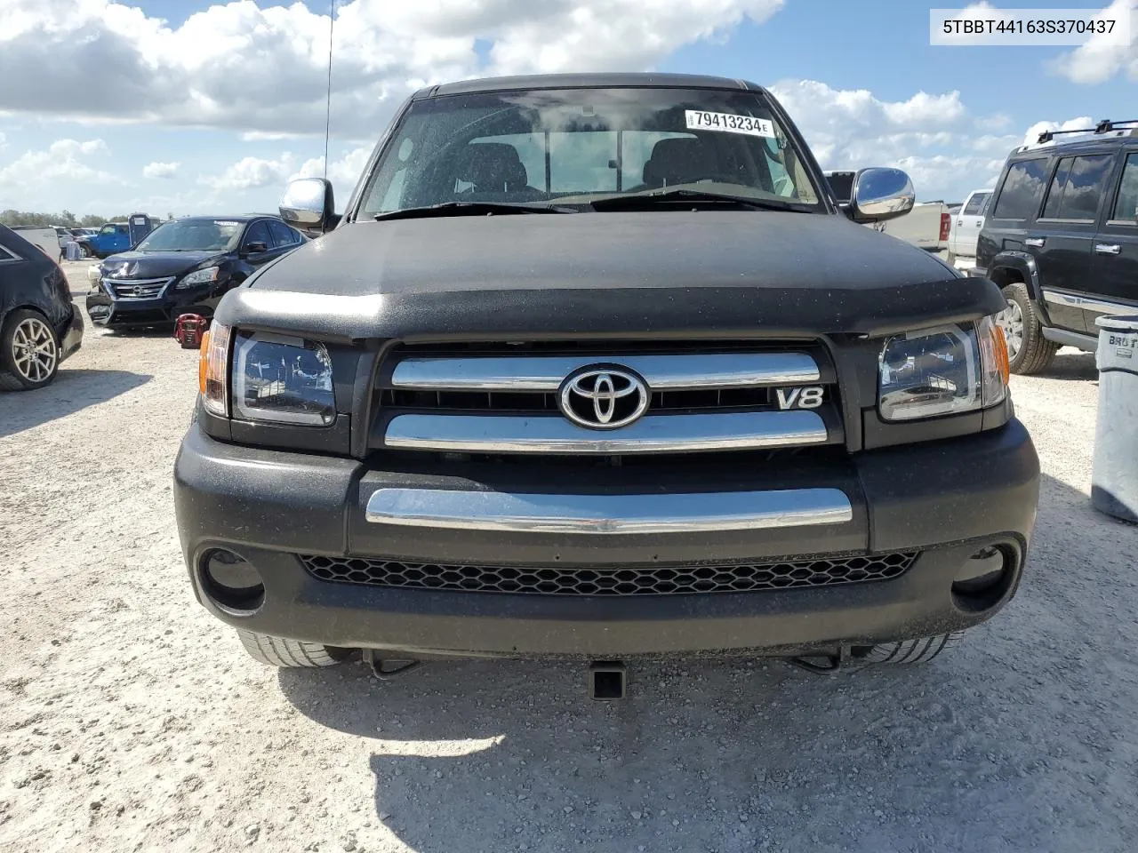 2003 Toyota Tundra Access Cab Sr5 VIN: 5TBBT44163S370437 Lot: 79413234