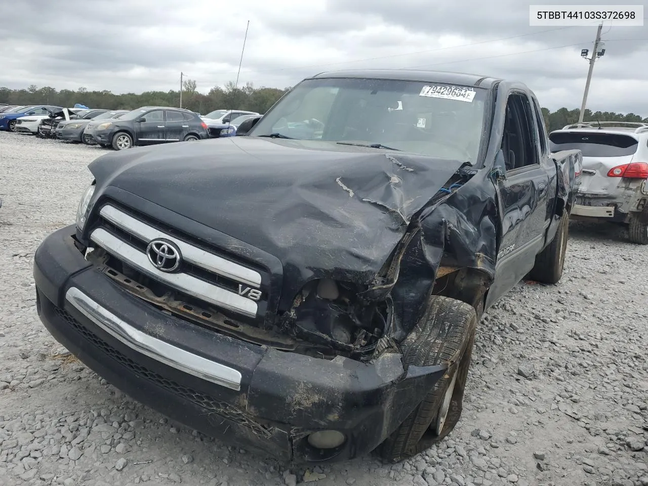 2003 Toyota Tundra Access Cab Sr5 VIN: 5TBBT44103S372698 Lot: 79429684