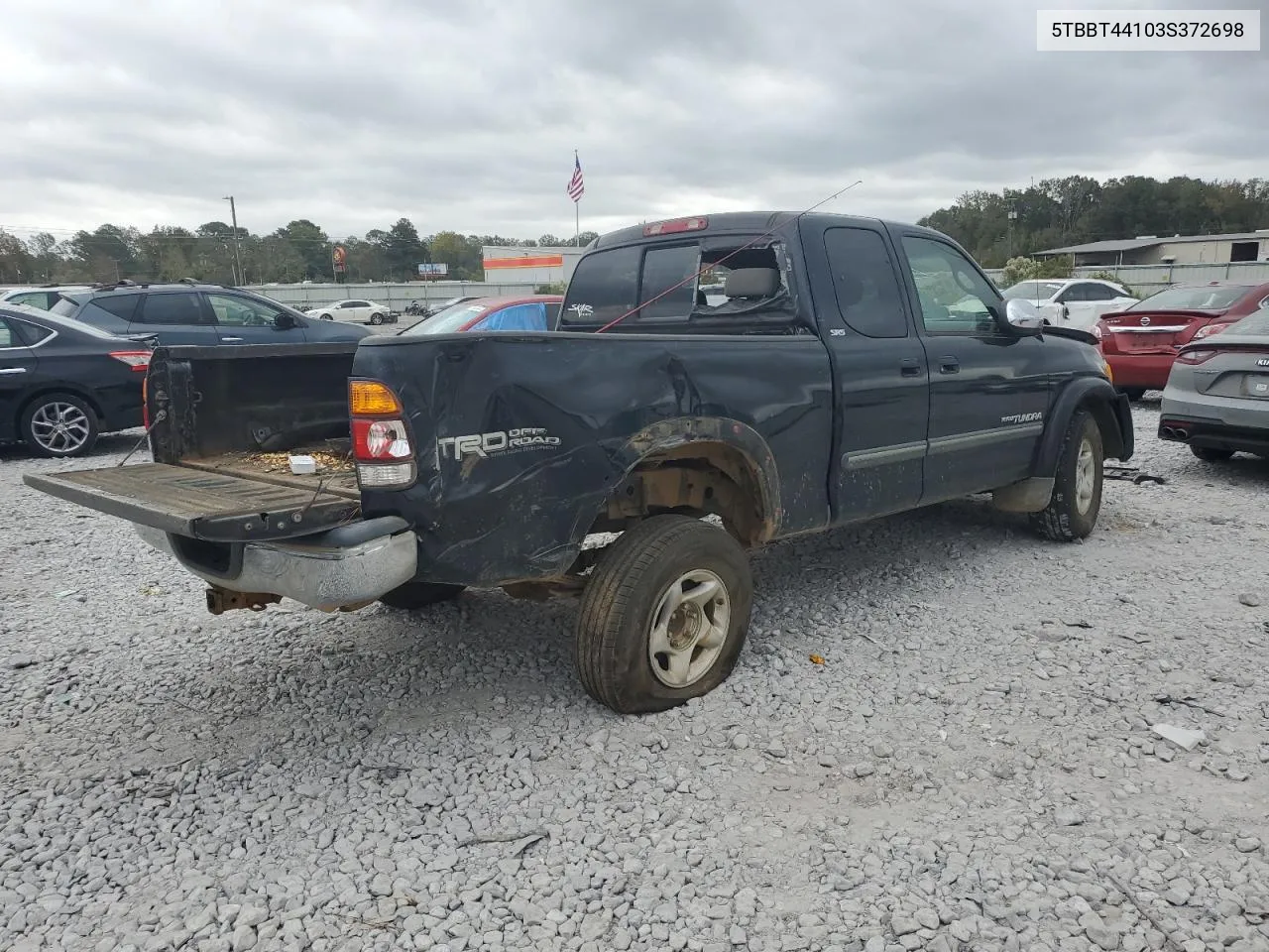 2003 Toyota Tundra Access Cab Sr5 VIN: 5TBBT44103S372698 Lot: 79429684