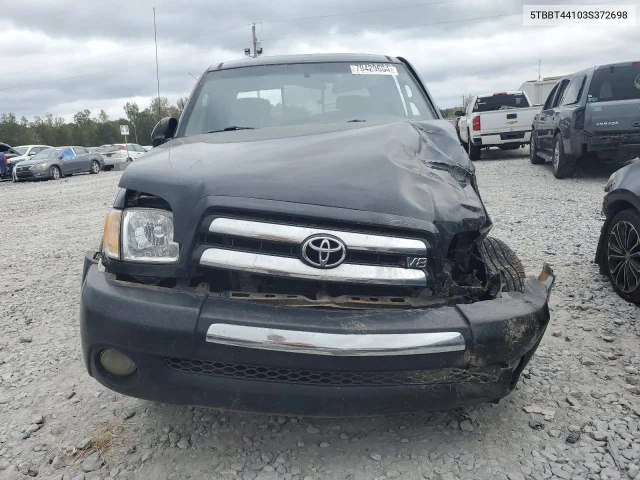 2003 Toyota Tundra Access Cab Sr5 VIN: 5TBBT44103S372698 Lot: 79429684