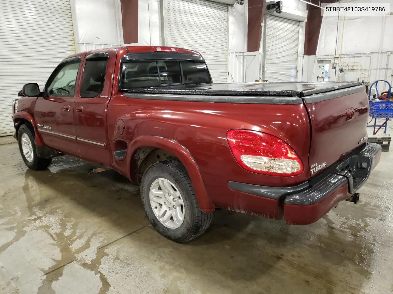 2003 Toyota Tundra Access Cab Limited VIN: 5TBBT48103S419786 Lot: 79920244