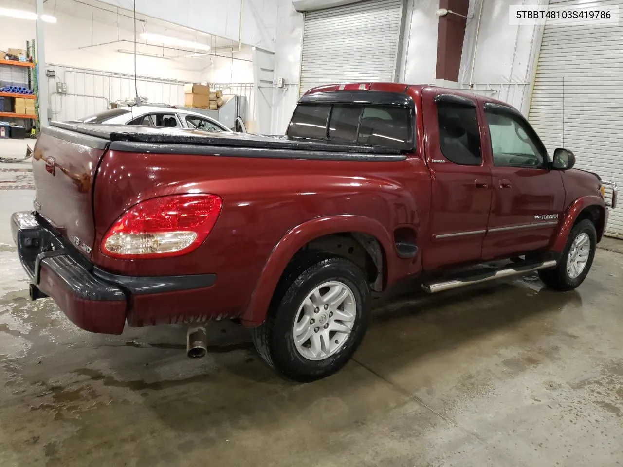 2003 Toyota Tundra Access Cab Limited VIN: 5TBBT48103S419786 Lot: 79920244