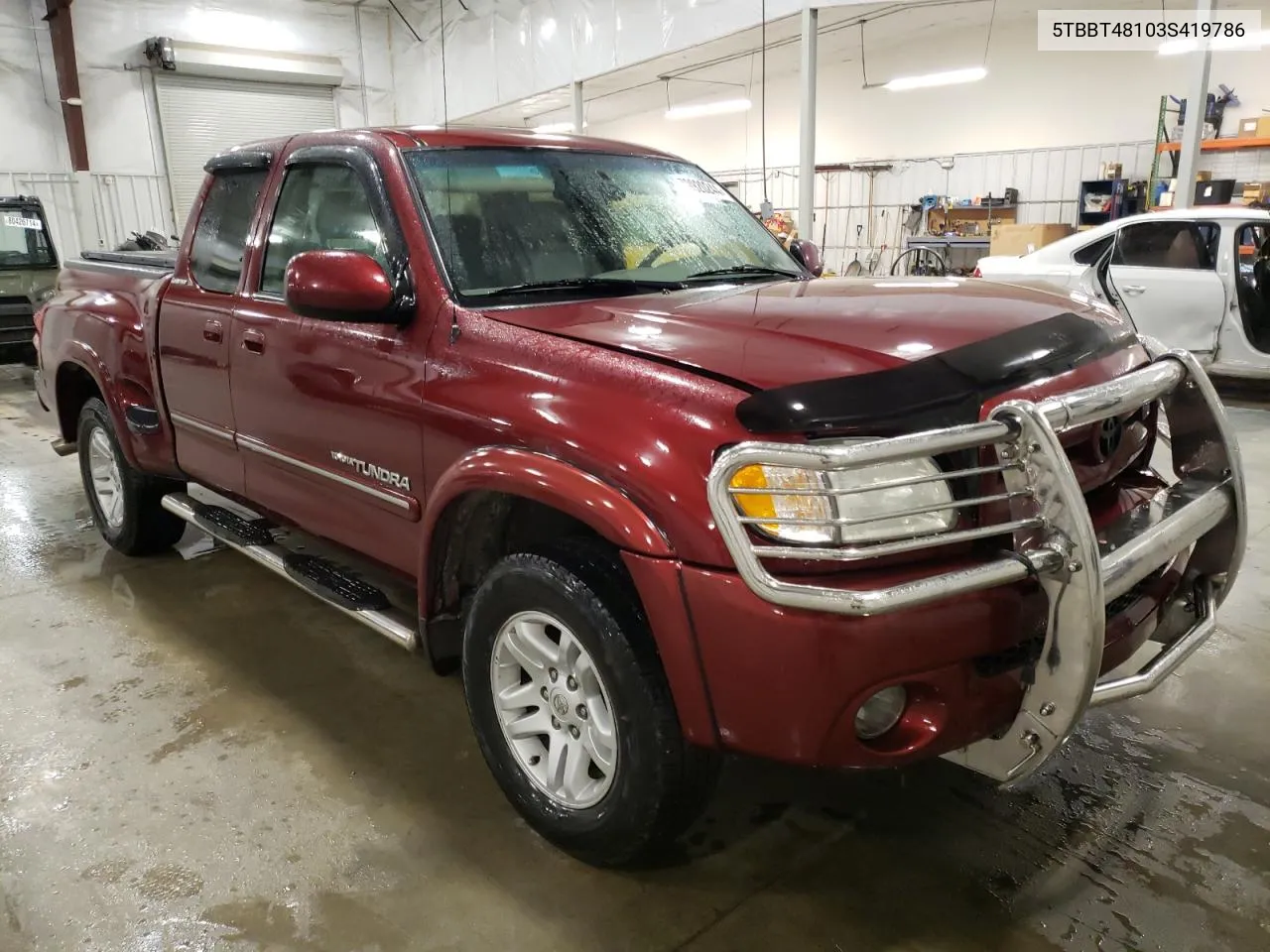 2003 Toyota Tundra Access Cab Limited VIN: 5TBBT48103S419786 Lot: 79920244