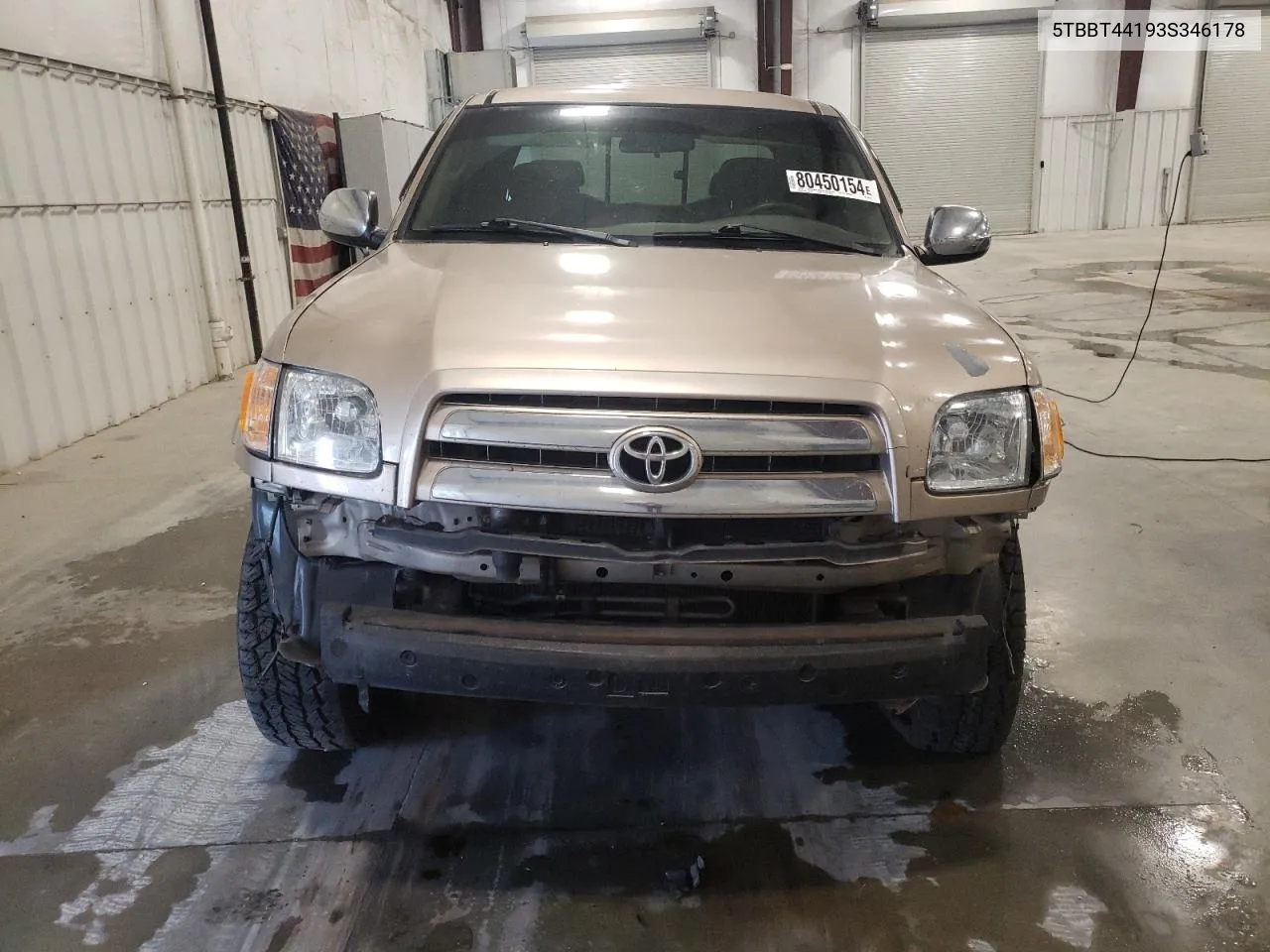 2003 Toyota Tundra Access Cab Sr5 VIN: 5TBBT44193S346178 Lot: 80450154